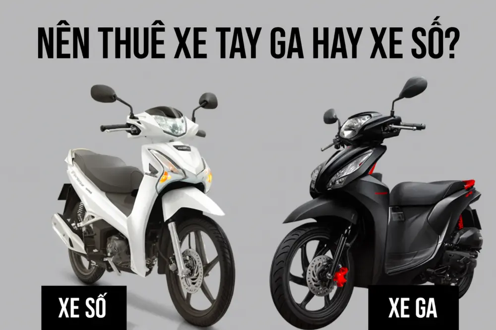 Nên thuê xe tay ga hay xe số khi du lịch Đà Lạt?